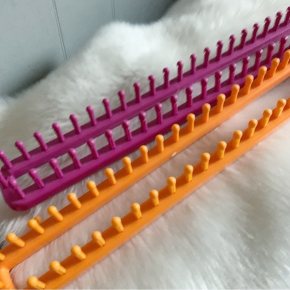 3 Pc Set Knitting Looms Yarn Long Weaving Craft Set Sock Scarf Hat Sweaters Tool - Picture 5 of 8